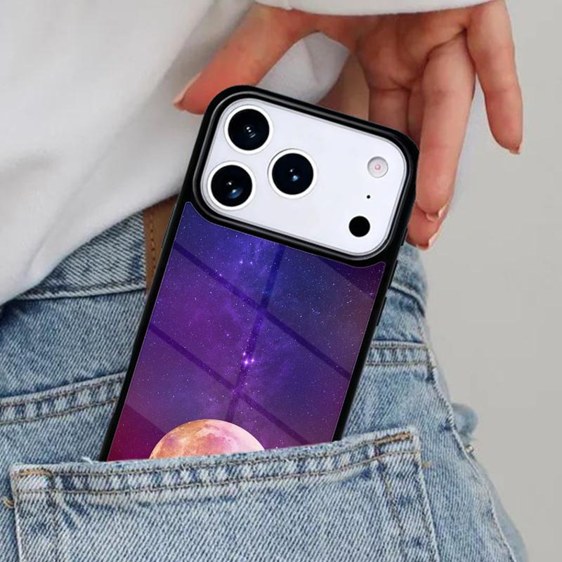 Star Space Moon Night soft Phone Case for iPhone 17ProMax 12 13 14 15 16e 17 Pro Max Plus Air Cover