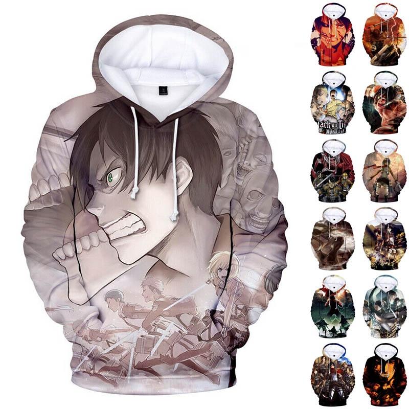Vibrant Anime Attack On Titan Hoodie Sweatshirt Jacket For Cosplay And Casual Wear