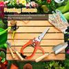 Multi-functional Garden Scissors Manual with Safety Buckle Stainless Steel Spring Gardening Pruning Shear Branch Plant Cutter