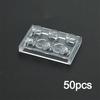MOC Transparent Bulk Bricks 1x1 2x4 1x4 Clear Building Block Wall Panels and Baseplates