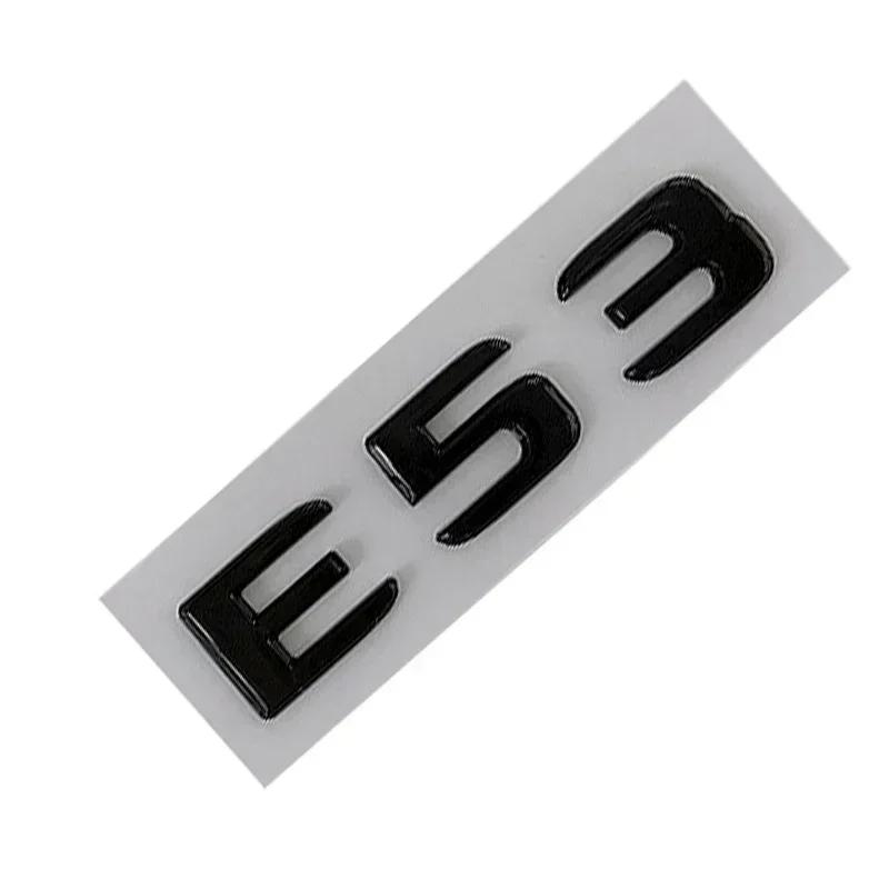 C200 E200 For Mercedes Benz New 3D ABS Chrome Rear Trunk Badge Decal E43 E53 E63 S Emblem Logo Sticker For Mercedes Benz AMG W21