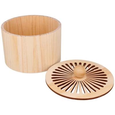 Wooden Pot - Boho - Small Model - Ø 15.5 X 13.5 Cm