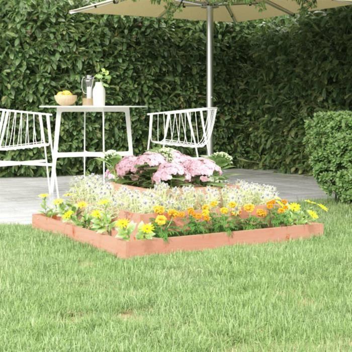 VidaXL Planter 110x110x27 Cm Solid Douglas Wood 823876