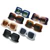Square Large Frame With Metal Sunshades, Sun Protection, Personalized Sunglasses, Women'S Sunglasses.