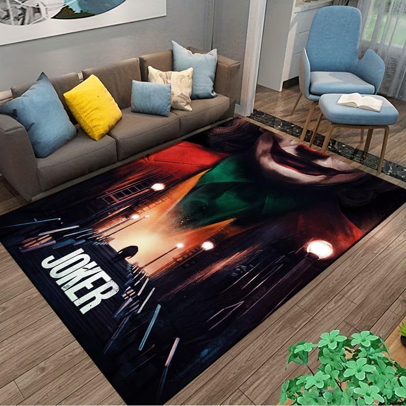 Glamorous Joker Carpet, Dramatic Home Decor Suitable for Use As an Anti-slip Game Mat for Living Room and Bedroom Sofas