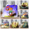 Pinocchio Flanell-Kuscheldecke, Klassischer Zeichentrickpuppen-Charakterdruck Weiche Decke für Sofa Bett Heimdeko