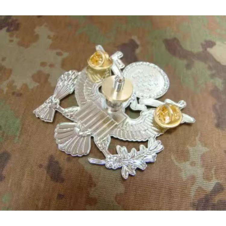 Metal badge, American cornice hat badge, American ARMY hat badge badge