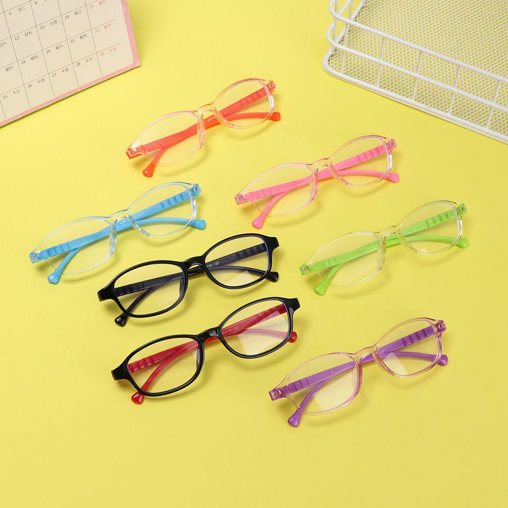 

Kids Flexible Frame Protect Eyes Round Anti Blue Light Reading Glasses Eyewear Computer Glasses 5