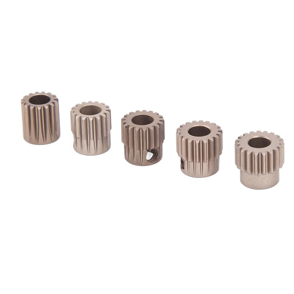 48DP Pinion Motor Gear 15T 16T 17T 18T 19T Stable Operation 7075 Aluminium Alloy for 1/10 RC Model 5mm Shaft