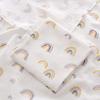 Soft Cotton Newborn Wrap Blanket Double-Layered Baby Quilt Soft Gauze Wrap Blanket  For Newborn