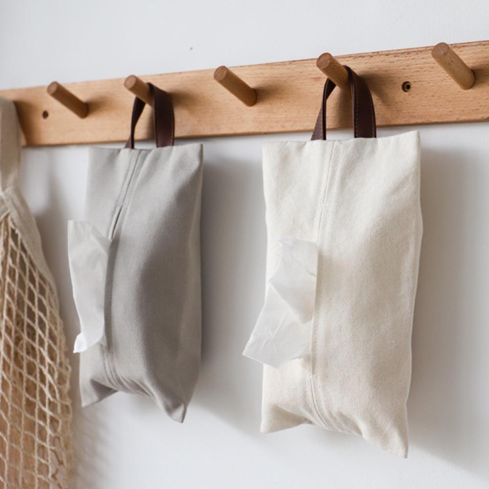 Car Hanging Dining Table Canvas Cloth Living Room Tissue Box Napkin Paper Holder
