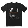 Cool Dinosaur Game Print Summer Casual Loose Round Neck Mens Womens Breathable  Comfortable Pure Cotton Tshirt