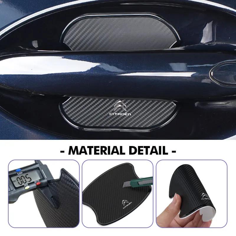 Car Threshold Sticker Door Handle Bowl Scratch Protective Strip For Citroen Grand Berlingo Jumper Celysee Xsara Picasso Aircross ajp256