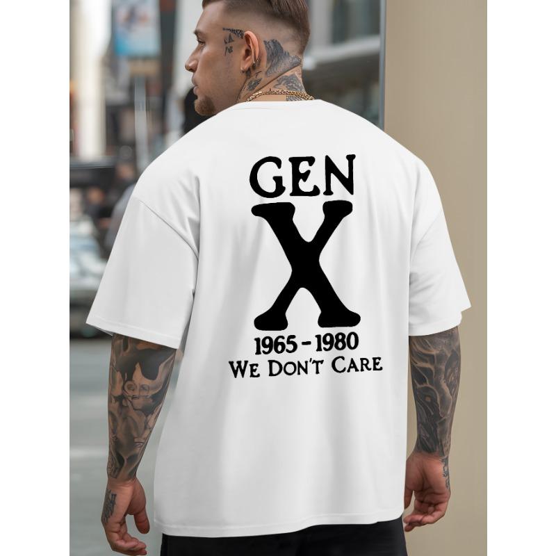 European Sizes Trendy Summer Outdoor Sports T-Shirts for Generation X, Featuring Casual Large Sizes, Stylish Prints for Men