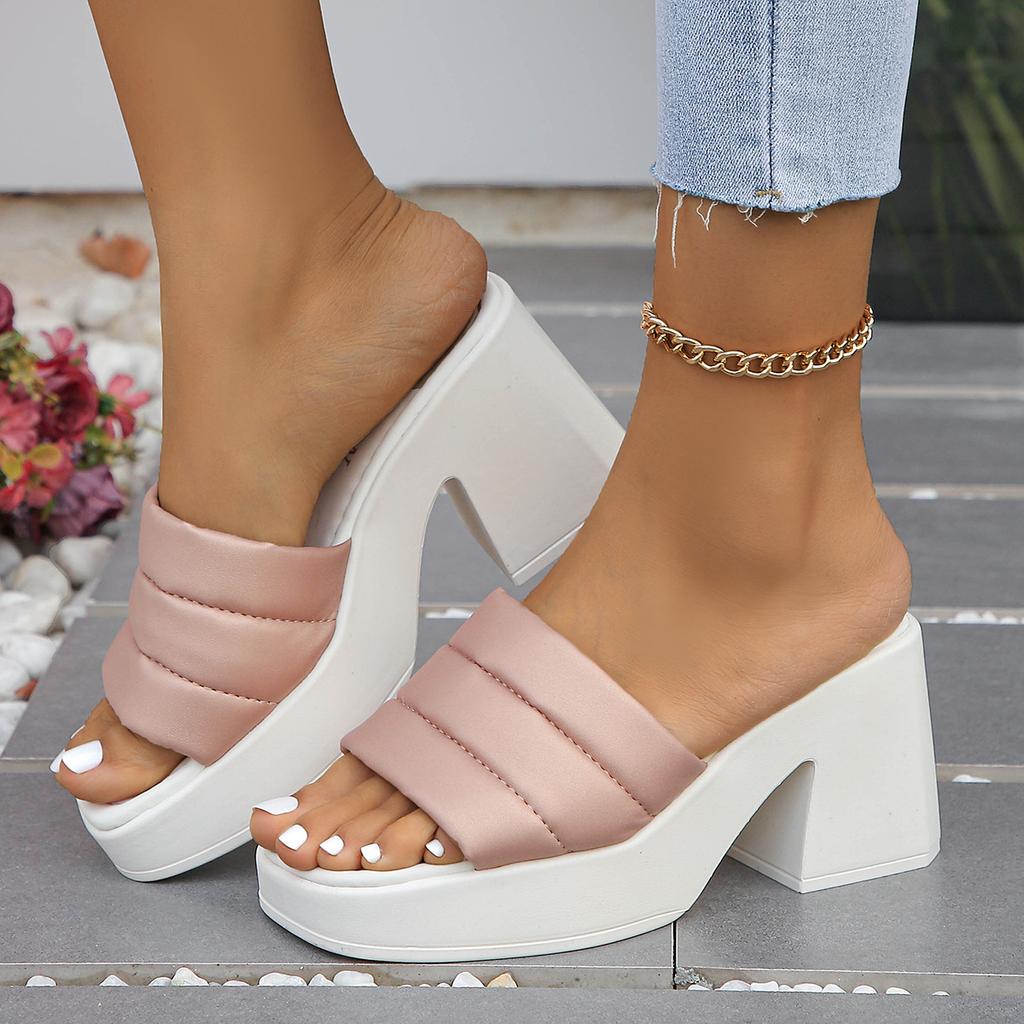 Fashion Womens Platform Shoes Summer New Women's Shoes Slippers Hot Sale Rome Ladies High Heels 2025 Designer Breathable Casual Sandals