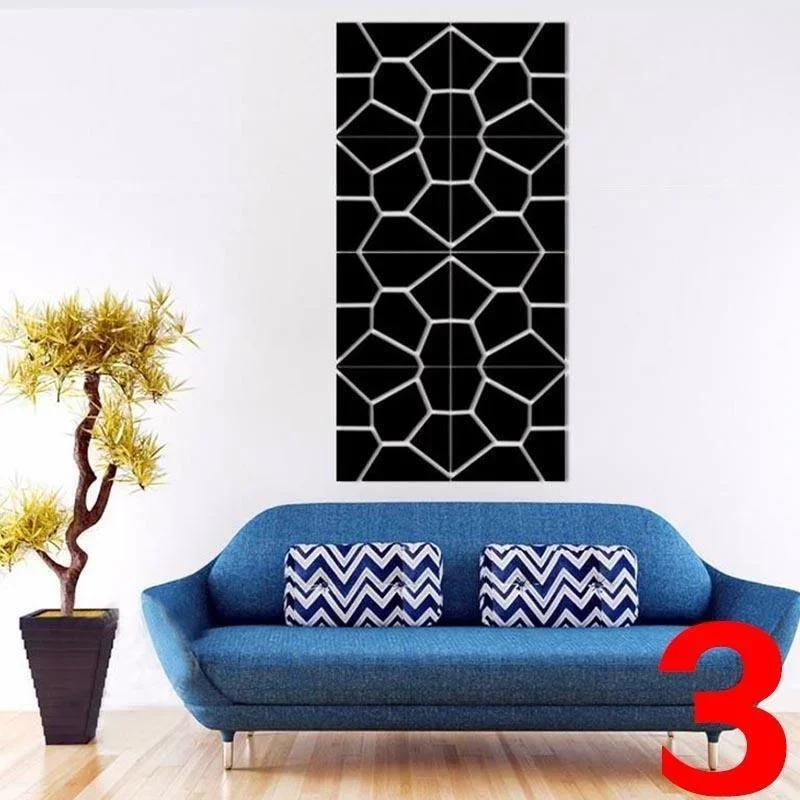 

Треснувшие зеркала самоклеящиеся наклейки на стену наклейка украшение дома 2024 чёрный