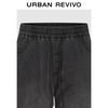UR Men's Retro Elastic Waist Drawstring Wide Leg Casual Pants
