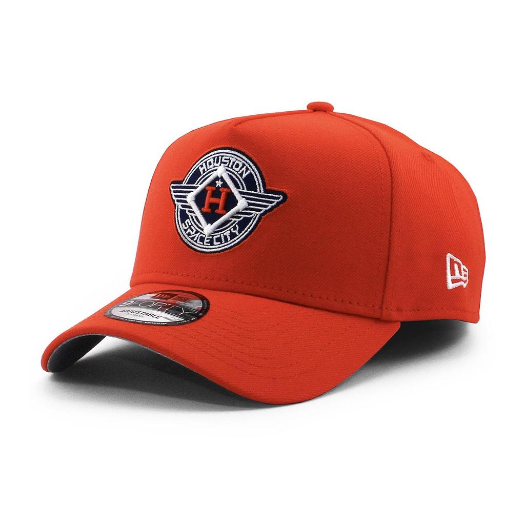 City Connect New Era Cap 9FORTY Snapback Houston Astros MLB CITY CONNECT SNAPBACK CAP Orange HOUSTON ASTROS AF Hat 940 A-FRAME A-Frame [Used]