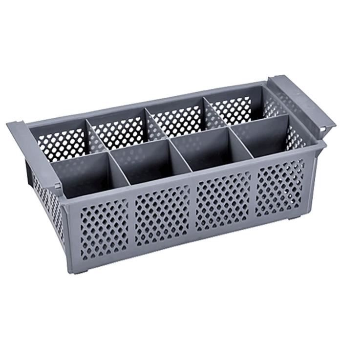 Cesta para cubiertos con 8 compartimentos