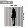 1pc Dreamcatcher Feather Shower Curtain, Bohemian Style Bathroom Decor with Light Leaves and  Fantasy Designs, High-Quality Di