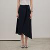 Hiikeu Striped Flared Skirt_Navy