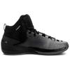 Under Armour Rocket 3 Rundzehen Schnürschuhe Rutschfeste Mid-Top Basketballschuhe Herren Sneakers Schwarz 3000087-005