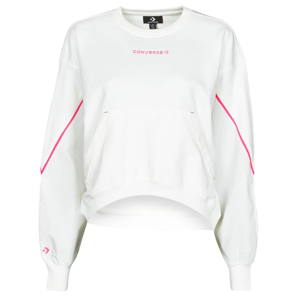 Converse Sweatshirt Women s White 10021058-A03 L