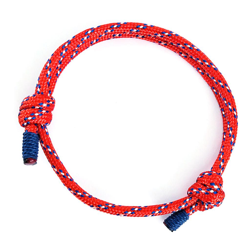 Parachute Cord Bracelet Red Camouflage Adjustable Unisex Fashionable Rope Friendship Bracelets