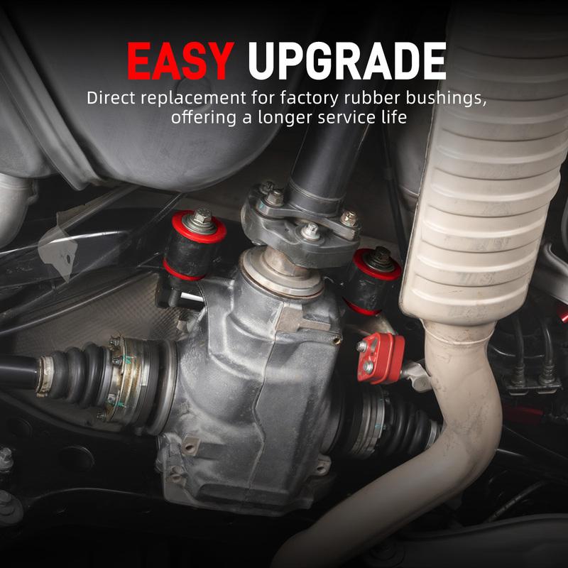 Boccole Poliuretaniche 80A per Supporto Differenziale per BMW E90 E91 E92 E87 E82 E93 E81 E88, Sostituiscono 33176770866, 33176760288