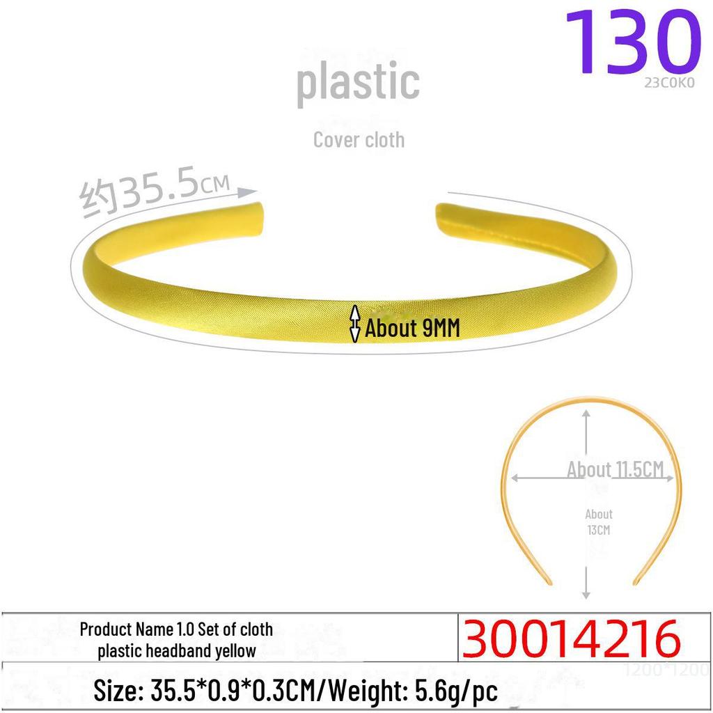 1.0CM Plastic Headband for DIY Hair Accessories