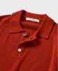 NONBLANK Raglan Half Sleeve Collar Knit_Crimson