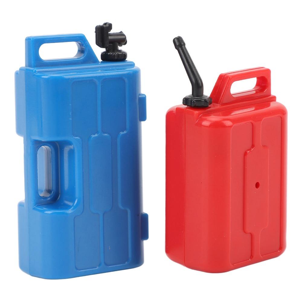 2 Pcs/Set Plastic Fuel Tank Mini Gas Can for SCX10/TRX4 RC Crawler Truck Scale Hobby Scenarios