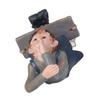 Resin Swinging Elf Figurine Hanging Resin Garden Statue Outdoor Elf Sculpture  For Garden