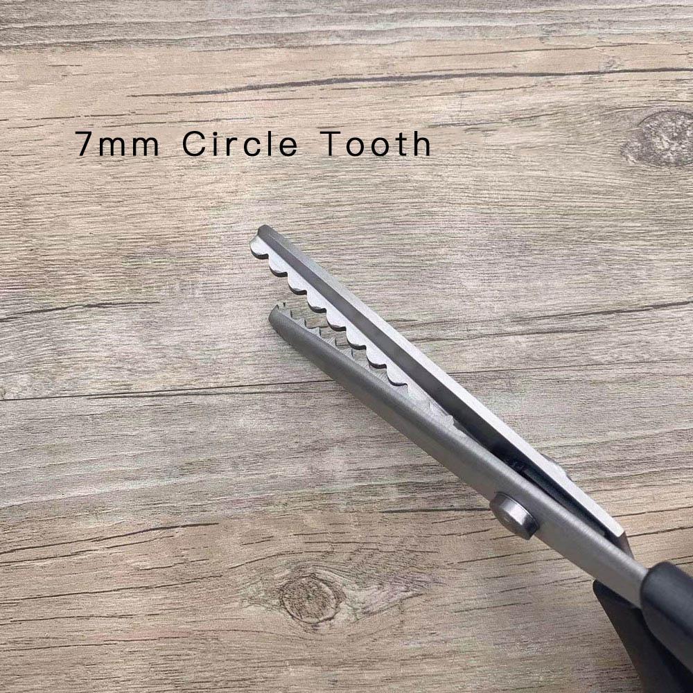 

Ножницы для шитья из нержавеющей стали, удобная ручка с ручкой, профессиональные ремесленные ножницы для шитья, зигзагообразные ножницы, швейные ножницы для ткани