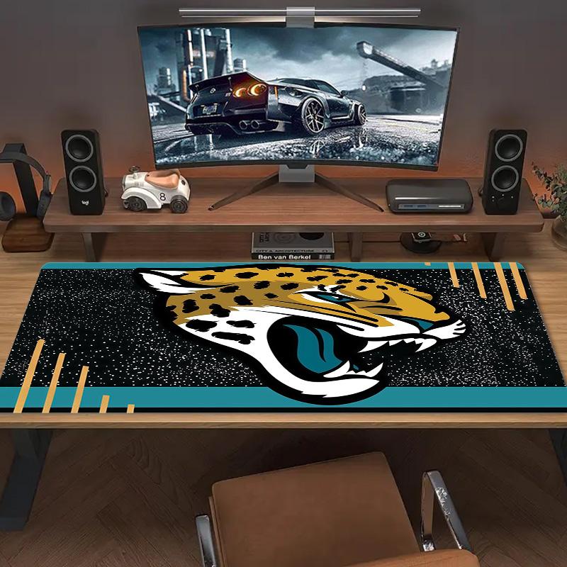 Jacksonville Jaguars2 Print Cushion Non-slip Laptop Tablet Big Mousepad XXL Mat Mini PC Playmat With Lock Edge