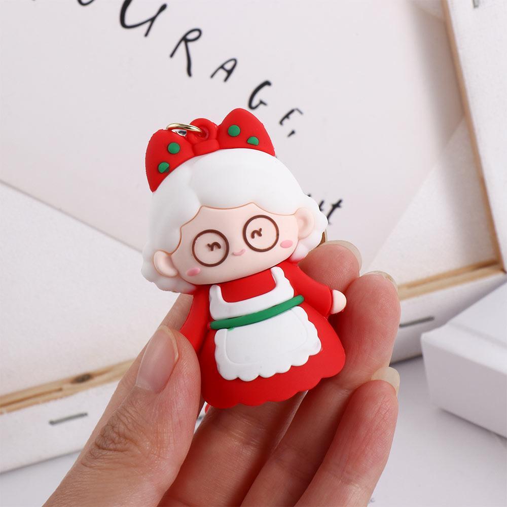 Tree Pendant Mobile Phone Hanging Ornament Christmas Keychain Car Key Ring Key Chain Bag Charm