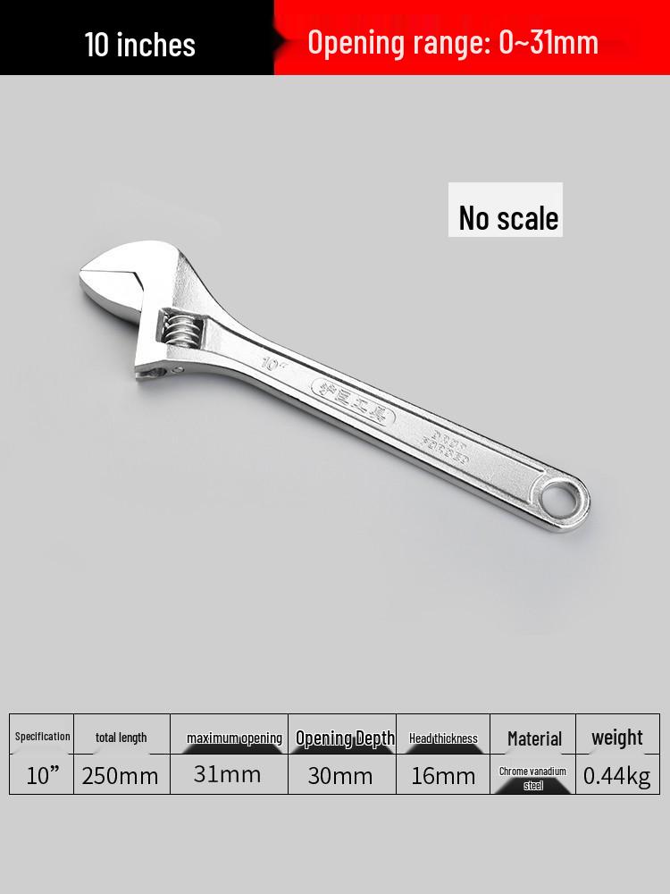 Universal Adjustable Wrench Set – Multifunctional, Genuine Large and Small Opening Tools