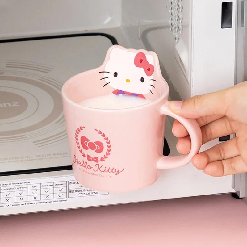 Pour Tasse à Café en Céramique Sanrio Design 3D Tasse Petit Déjeuner Motif Mignon Pochacco Kuromi Mug à Lait Petit Déjeuner Maison Verrerie de Bureau