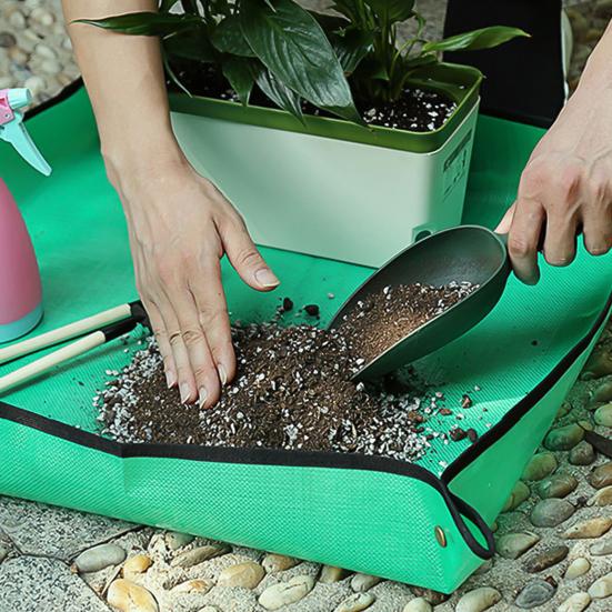 Hagematte Vanntett bærbar PE rivebestandig planteompottingsmatter Hjem