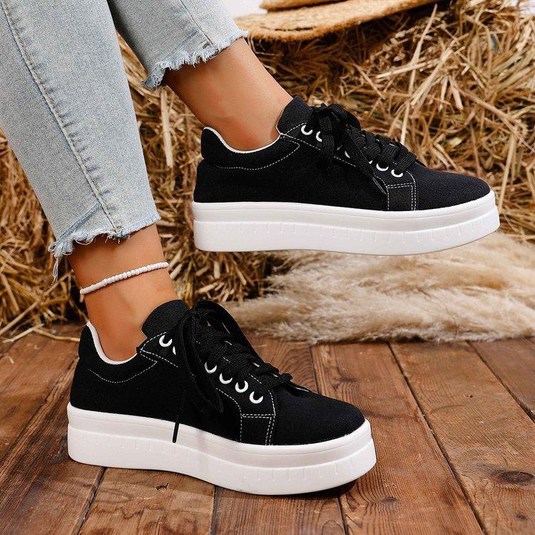 Fashion Women Sneakers  Fashion Casual Shoes Femme Summer Designer Sneakers Women Lace Up Platform Tennis Sport Shoes Female