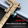 Portable 50mm Small Vernier Caliper Keychain Tool for Measurements In Jewelry Making and Engineering
