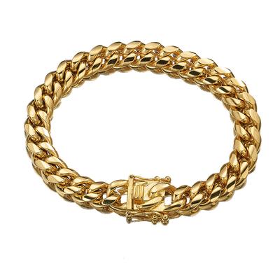 Tendencia de Moda 2025 Dominante Pulsera Versátil Encriptada de 10 mm para Hombre Regalo de Fiesta Vacaciones