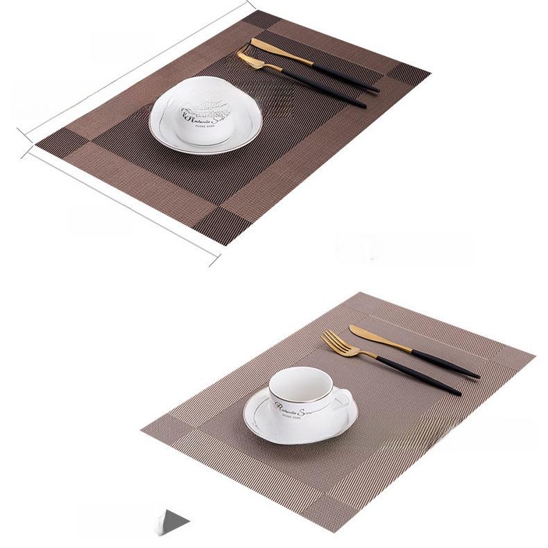 High-End European-Style Non-Slip, Heat-Resistant PVC Dining Mat