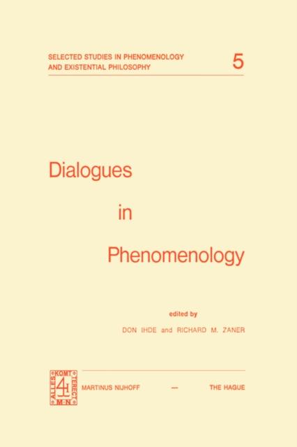 The Dialogues In Phenomenology : 5 Book