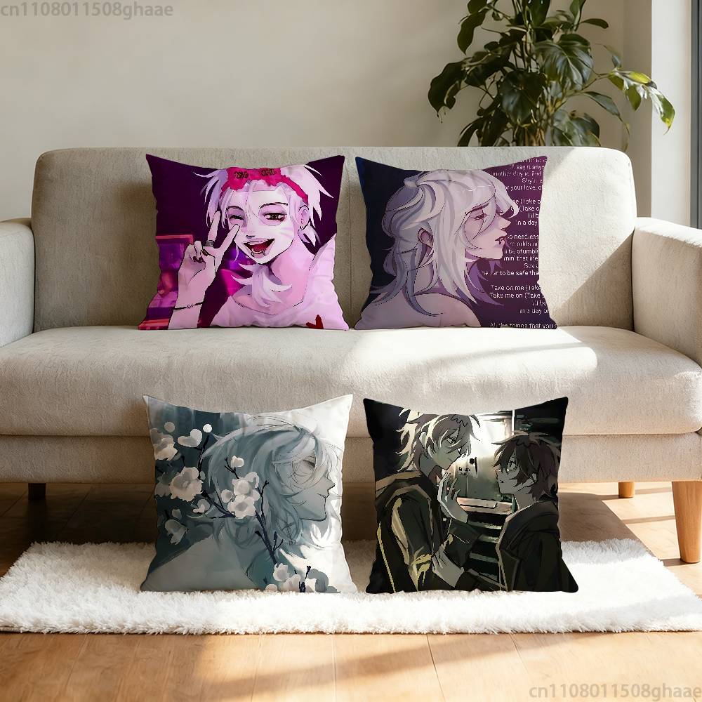 The Promise Of Hope Anime Pillowcase Casual Style Decoration Suitable for Home Decoration Excluding Pillow Core