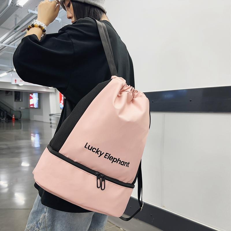 Dry and Wet Separate Gym Bag Women's Separation Shoes Bags Sports Swimming Yoga Bag Outdoor Lightweight Backpack