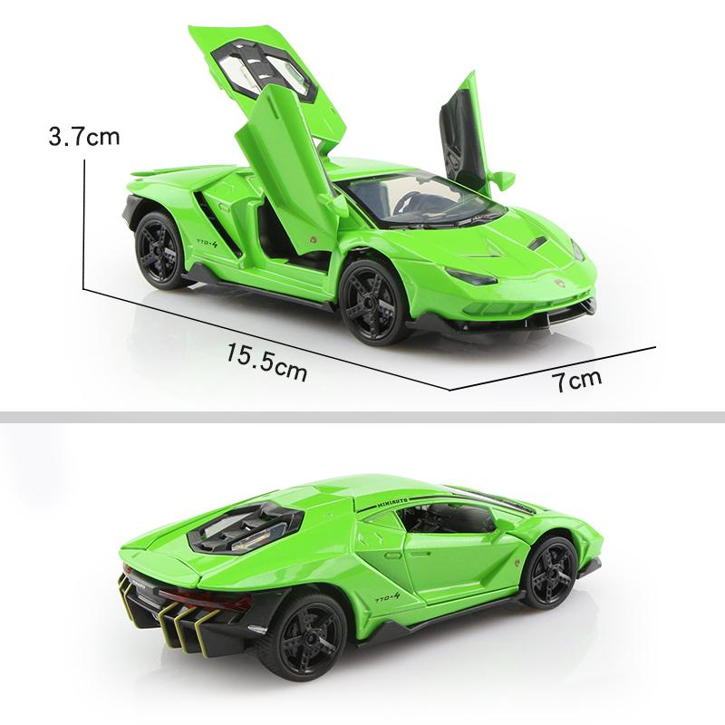 

Lamborghini Centenario LP770-4 Суперкар Симуляция Литые и Игрушечные Транспортные Средства Звуки и Свет Инерционная Машина 1:Модель коллекции 32 сплава