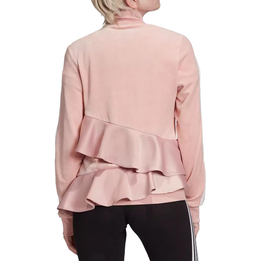 adidas Fluwelen Jassen Dames Lotus Kleur Opstaande Kraag Matig FT9882