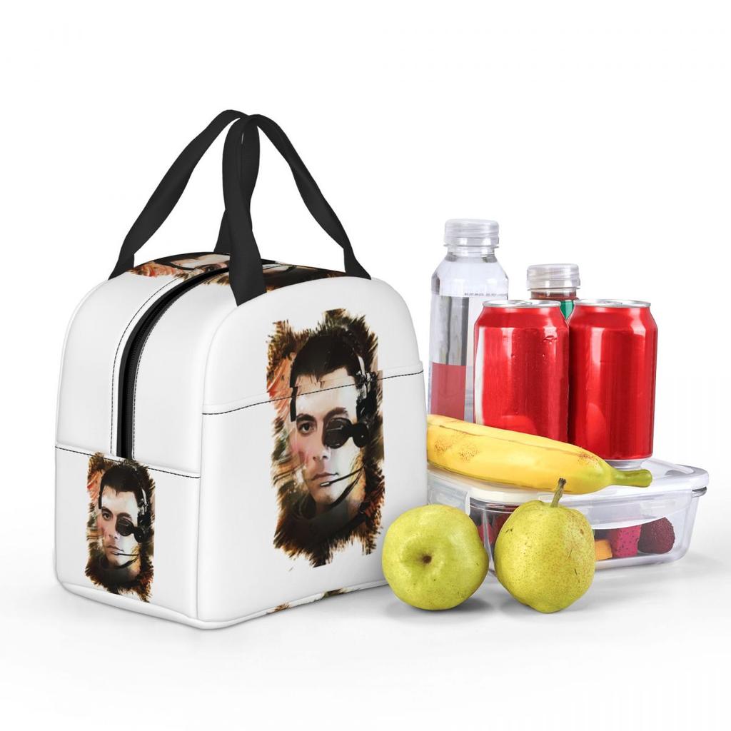 Bolsa Térmica para Almoço Universal Soldier Jean Claude Van Damme para Crianças Cooler Escolar Caixa Térmica para Alimentos Bolsa Tote Recipiente para Lancheiras