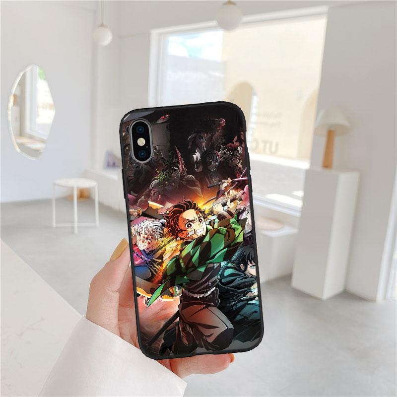 Demon Slayer Art New High-End Shell Phone Case for iPhone SE X XS XR 16E 11 17 Pro Max 8 7 6 6s Plus